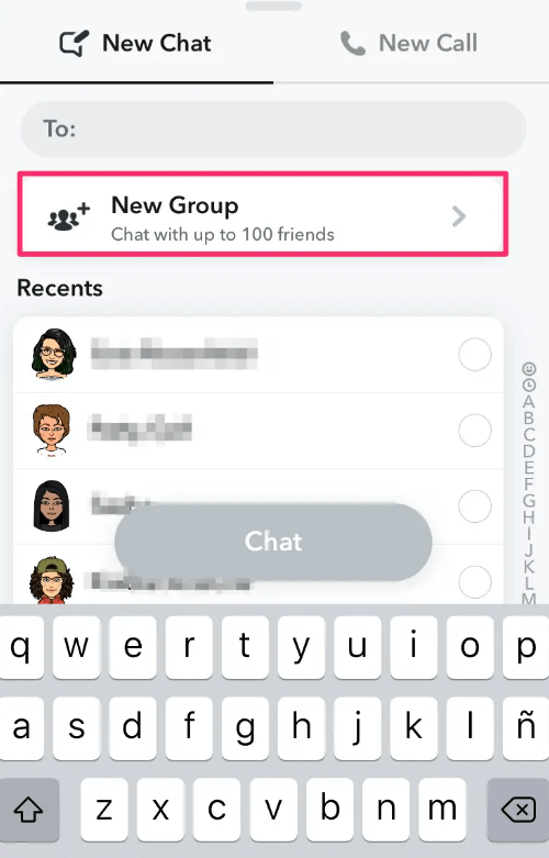 Create a new group