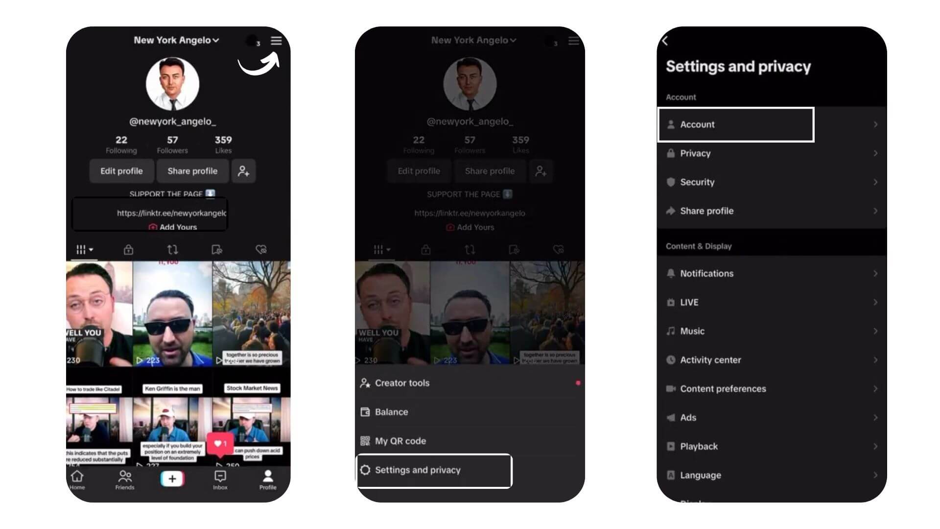 Deleting or Deactivating Your TikTok Account via the Mobile App Steps for iOS Users