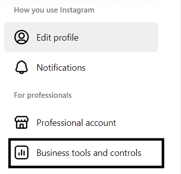 Switch to a Personal Account on Instagram For Instagram Web