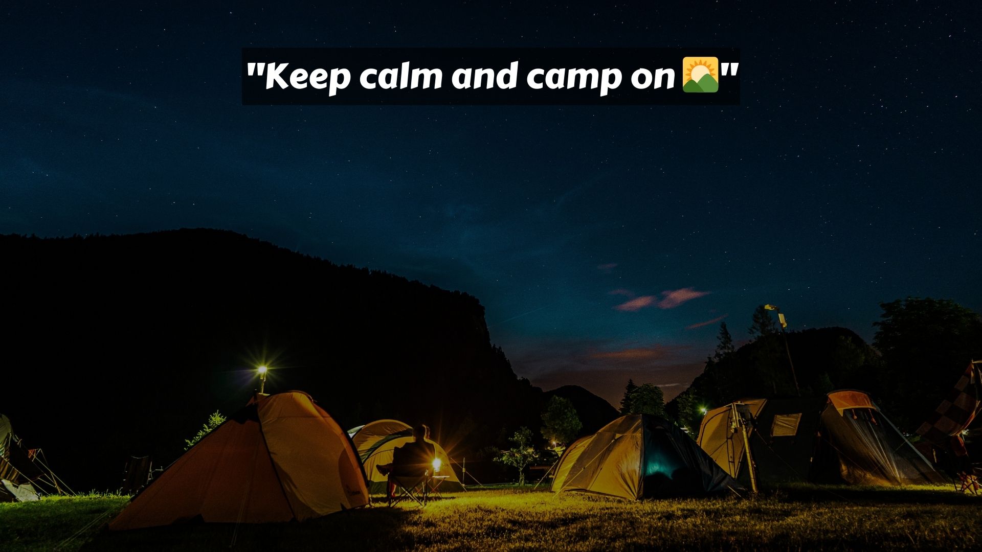 Funny Camping Captions for Instagram