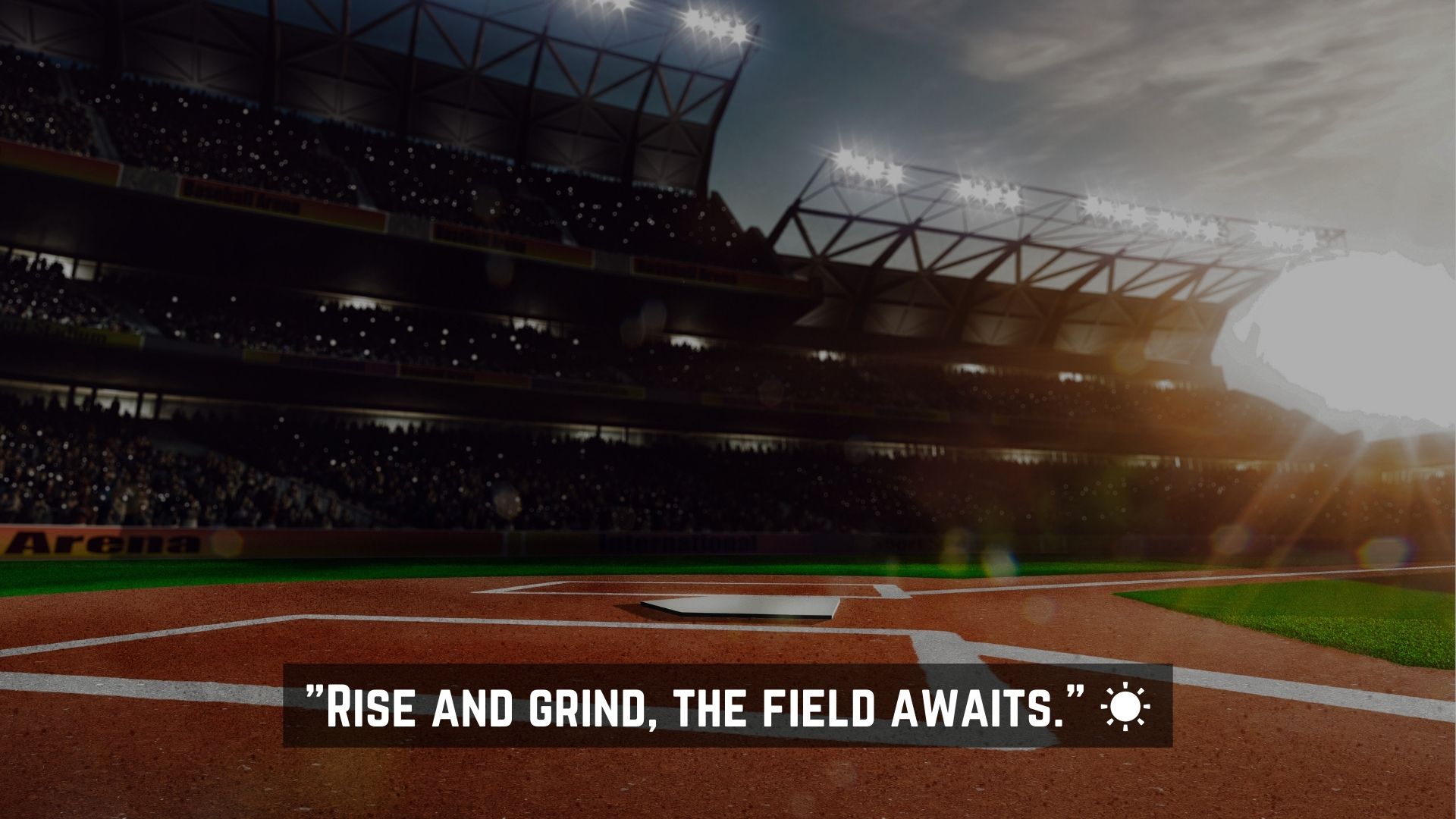 Inspirational and Motivational Baseball Captions