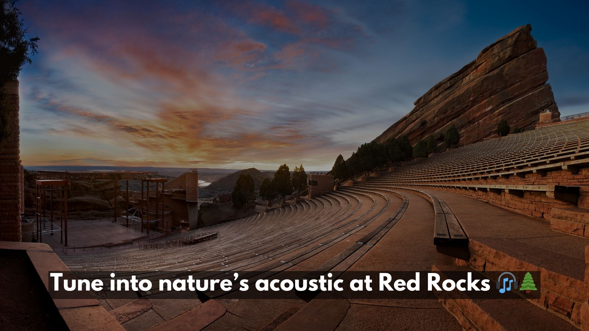 Red Rocks Amphitheatre Captions