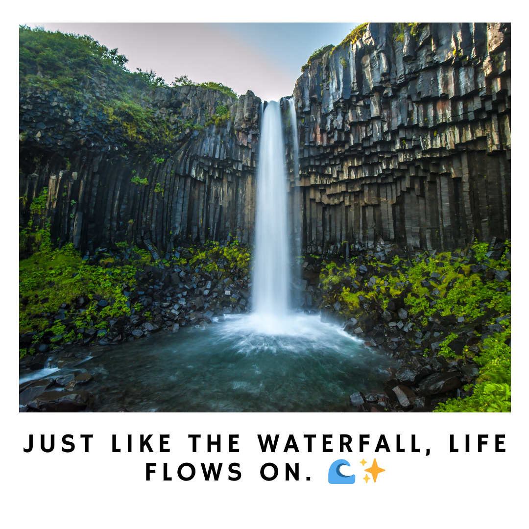 Waterfall Captions for Instagram