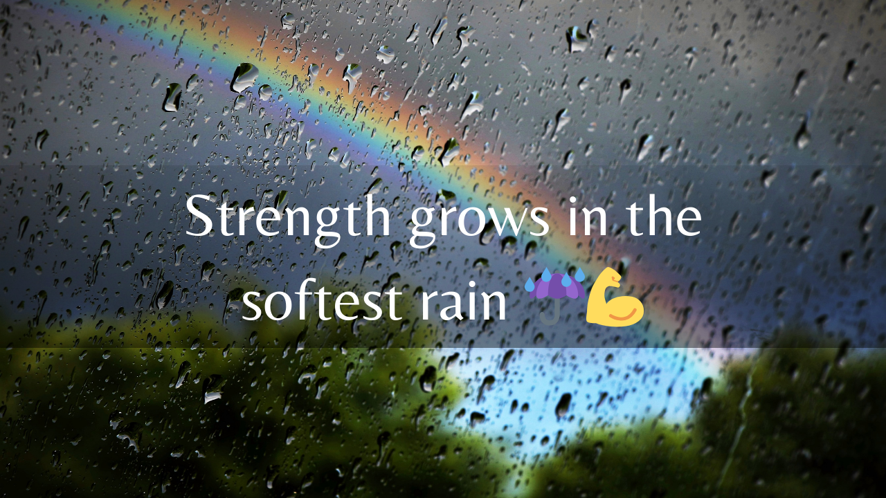 Inspirational Rain Captions