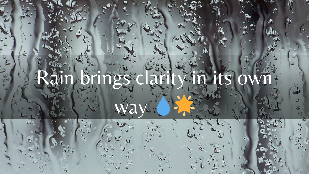 Inspirational Rain Captions