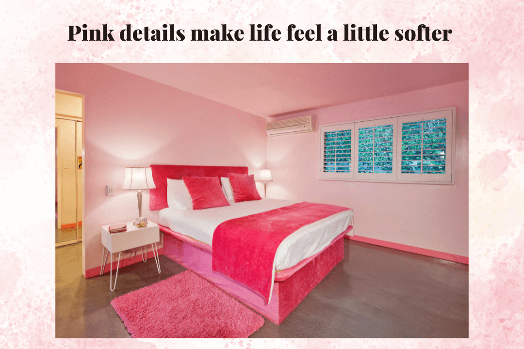 Pink Home Decor and Lifestyle Captions