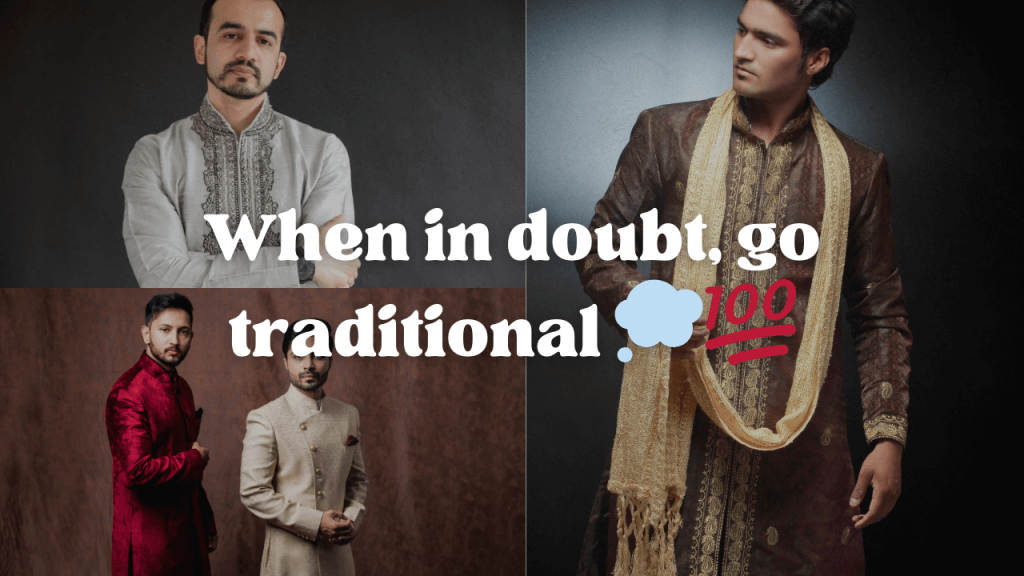 Traditional Look Captions For Men